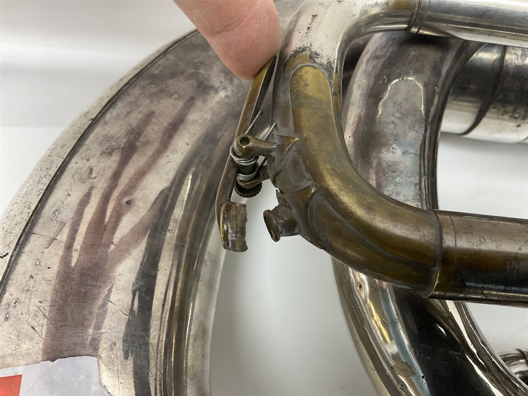Salvation Army Class A Bb tuba for restoration or display H79cm