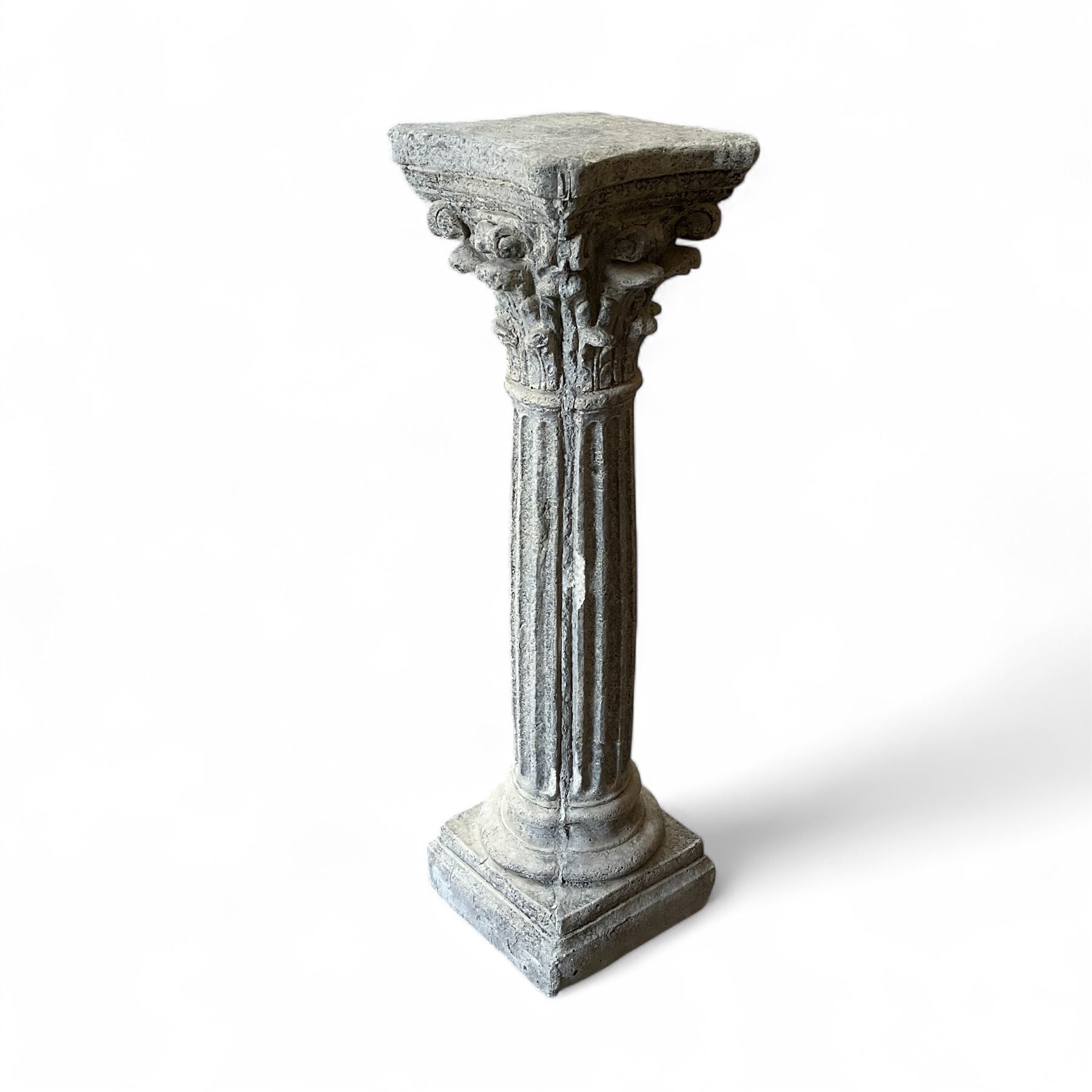 Small Cast Stone Corinthian Column