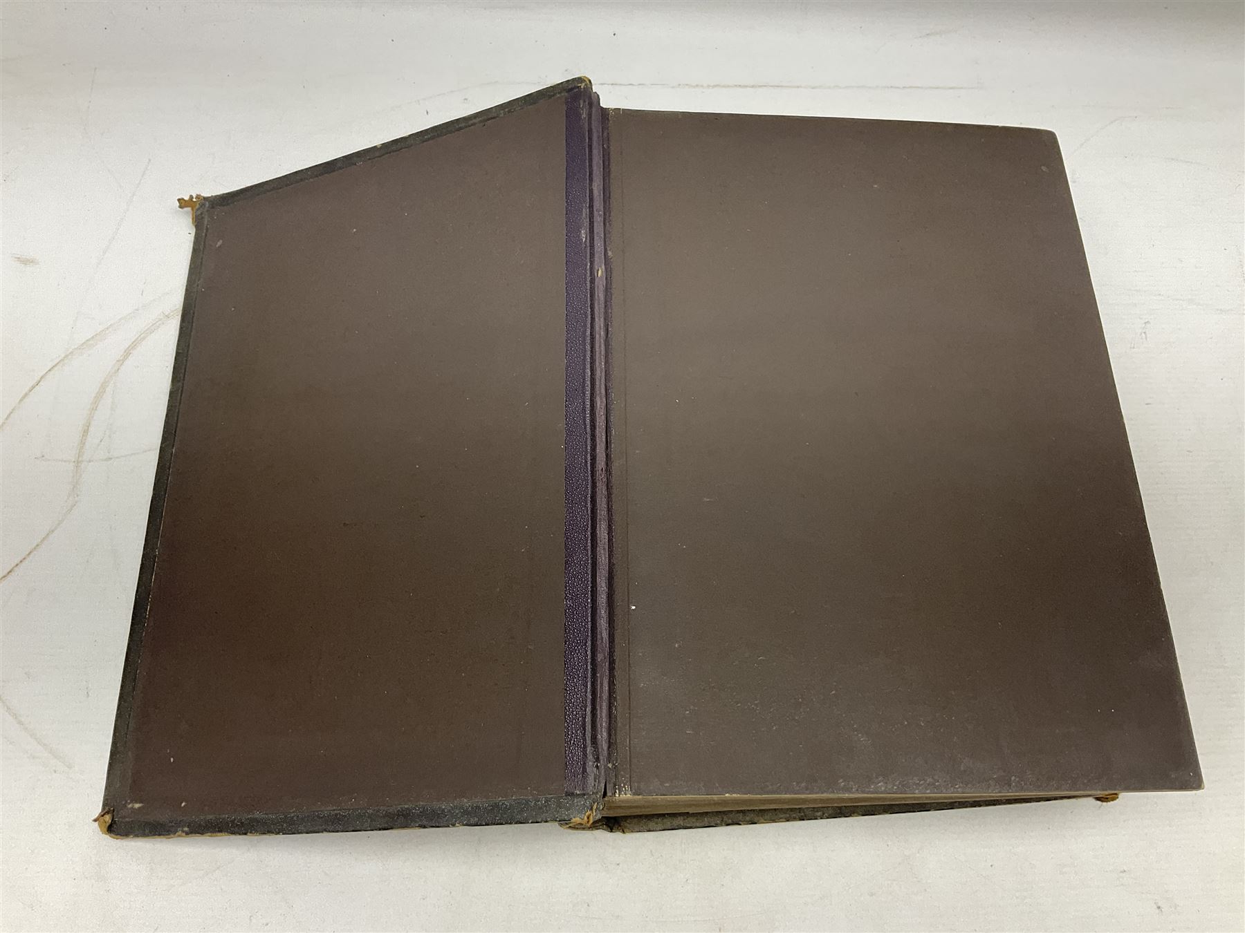 Victorian The Family Devotional Bible, by Rev Matthew Henry, pub. London and New York, The London Printing & Publishing Co, circa 1860, with steel engraving plates and gilt edges, L35cm