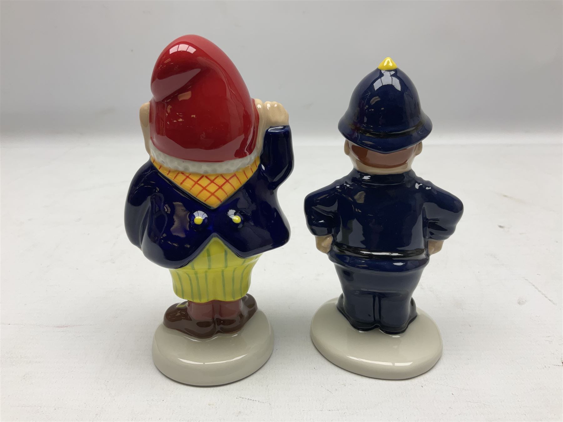 Four Wade Collector Club limited edition Noddy figures, comprising Noddy, Big Ears, Mr Plod and Tessie Bear, together with Wade figure Andy Pandy, all with original boxes 