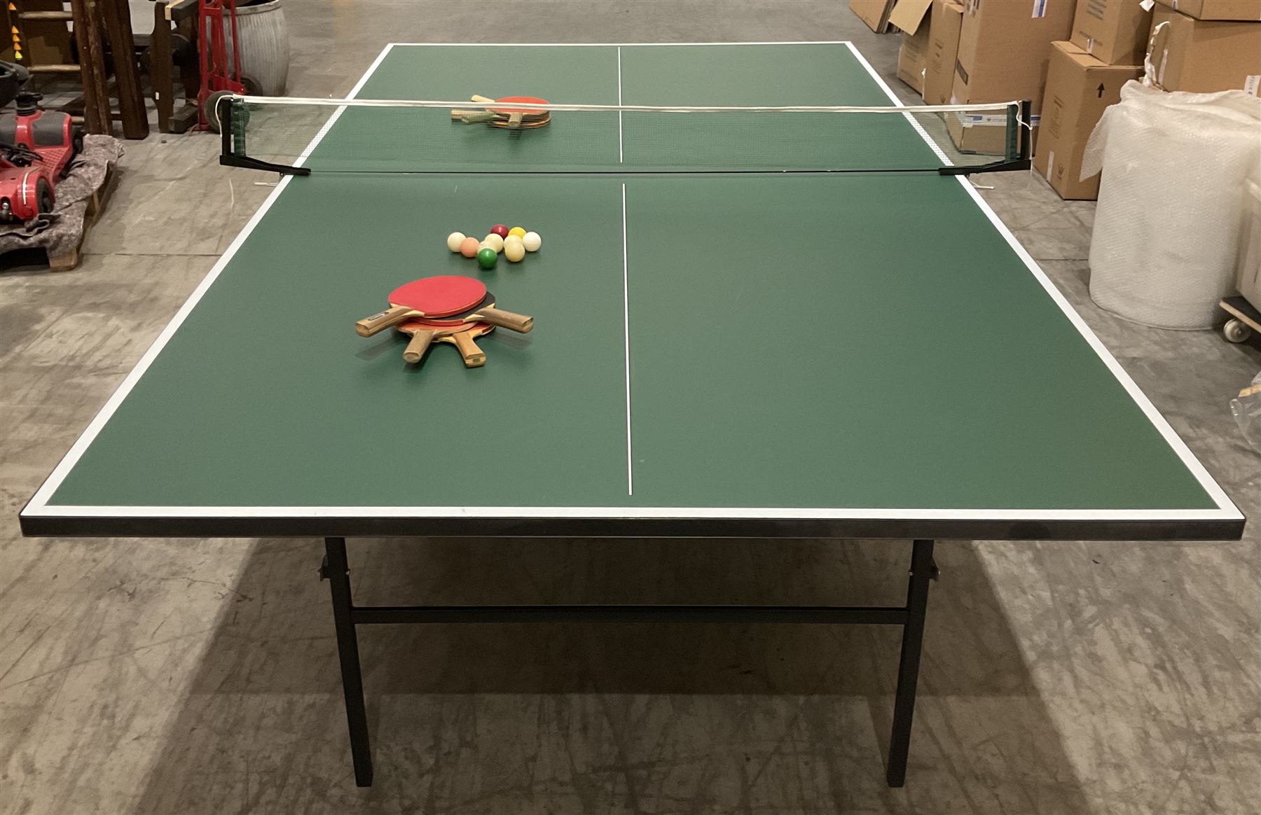 Dunlop Rollaway folding table tennis table with accessories - THIS LOT IS TO BE COLLECTED BY APPOINTMENT FROM DUGGLEBY STORAGE, GREAT HILL, EASTFIELD, SCARBOROUGH, YO11 3TX