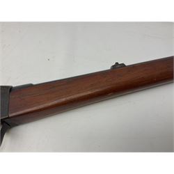 Manton .577/450 Martini Henry rifle, the 82.5cm smooth bored barrel proofed for shot, two barrel bands and bayonet fitting, engraved action with side safety, figured walnut stock with chequered steel butt plate, complete with ramrod, NVN other than 5346 on barrel, L125cm