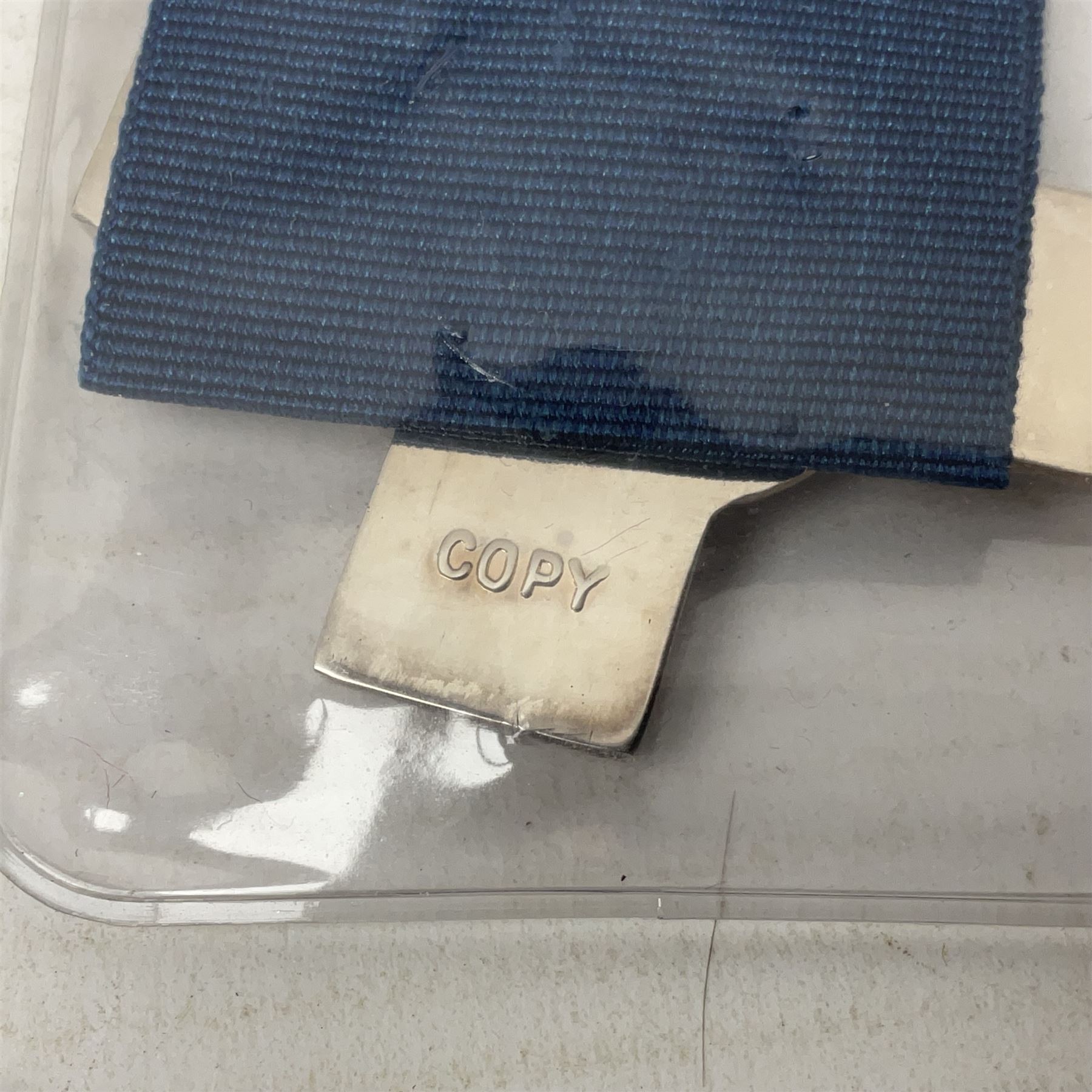 Two Imperial Service Medals to Elsie Hannah Ferguson and Fred Whitehead; each in original case; WWI Special Constabulary Medal to Inspr. Alfred W. Thompson; modern Prisoner of War Medal; cased; replica Victoria Cross and India Mutiny Medals with archive of information relating to Pte. Robert Newell V.C. 9th Lancers; replica Victoria Cross and George Cross with miniatures; and other replica medals etc