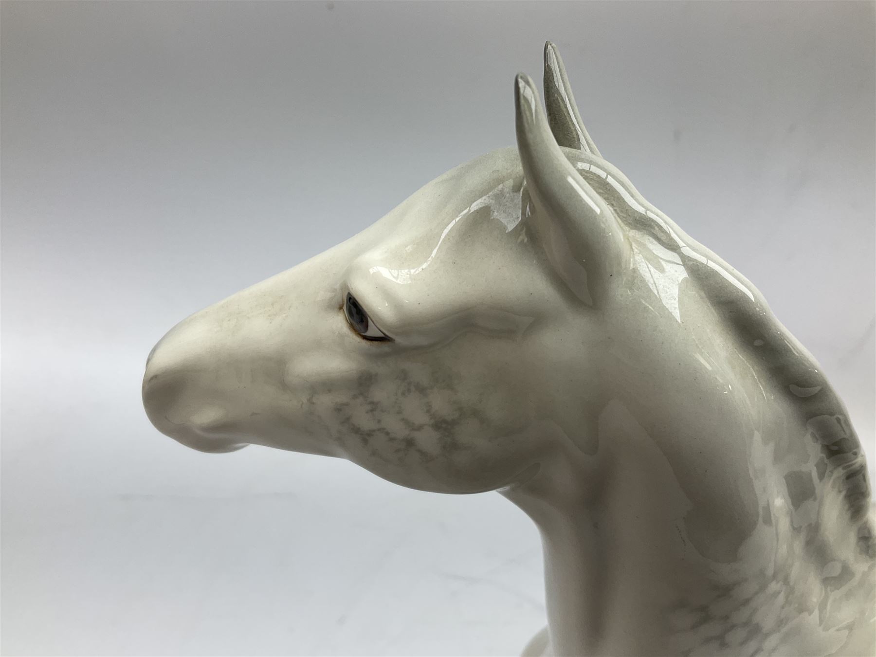 Beswick Large Hunter in grey no. 1734, printed mark beneath, H30cm