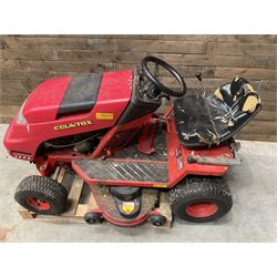 Countax K18 Twin ride on lawnmower 42” cut, with trailer and attachment 