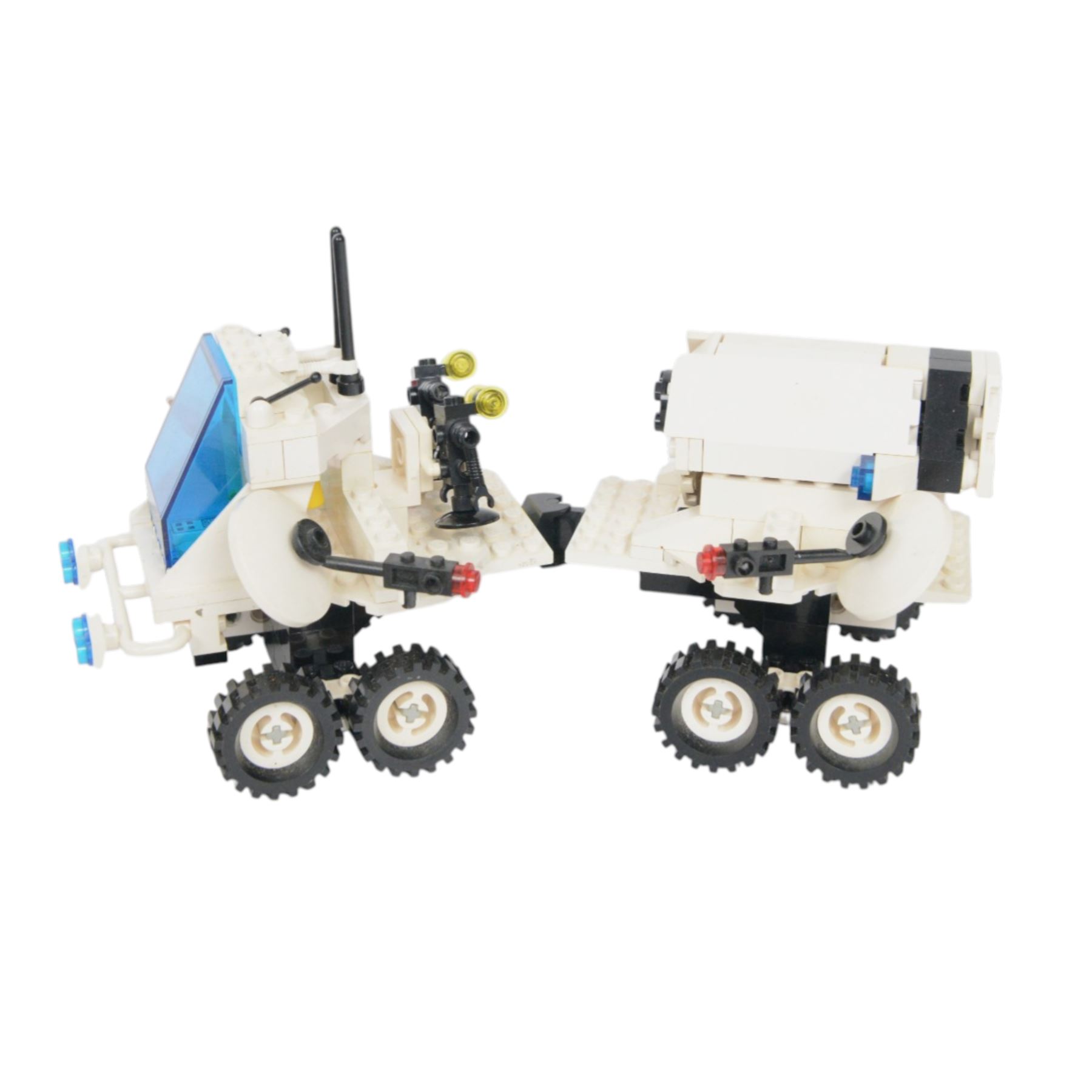 Twelve vintage Lego spaceships, comprising no. 6877-1 Vector Detector, no. 6814-1 Ice Tunnelator, no.6811-1 Pulsar Charger, no. 6870-1 Space Probe Launcher, no. 6815-1 Hovertron, no. 6876 Alienator, no. 6886-1 Galactic Peace Keeper, no. 6806-1 Surface Hopper, no. 6879-1 Blizzard Baron, no. 6822-1 Space Digger, no. 6832-1 Super Nova II and no. 6925 Interplanetary Rover, all built with minifigures