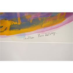 Gillian Ross Kelsey (British 1935-2025): 'The Celtic Horse No 3', mixed media on paper signed and titled in pencil 25cm x 34cm