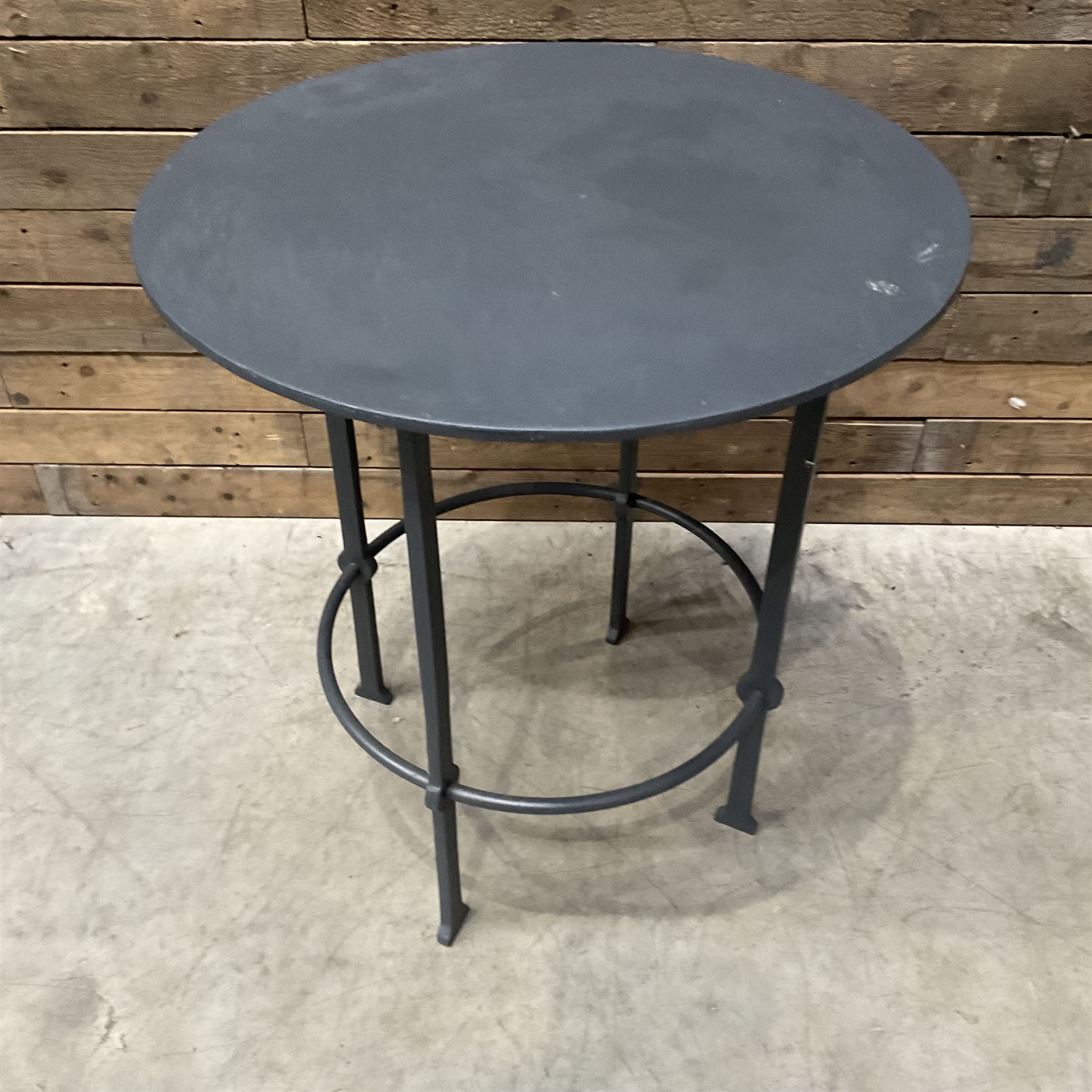 Richard Bawden (1936-2024); - Cast iron circular garden table