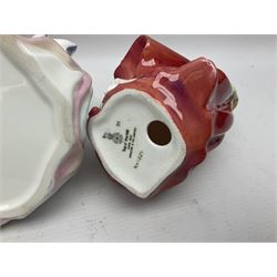 Eight Royal Doulton figures, including Ascot HN2356, Rebecca HN2805, Top o the Hill HN1833 etc