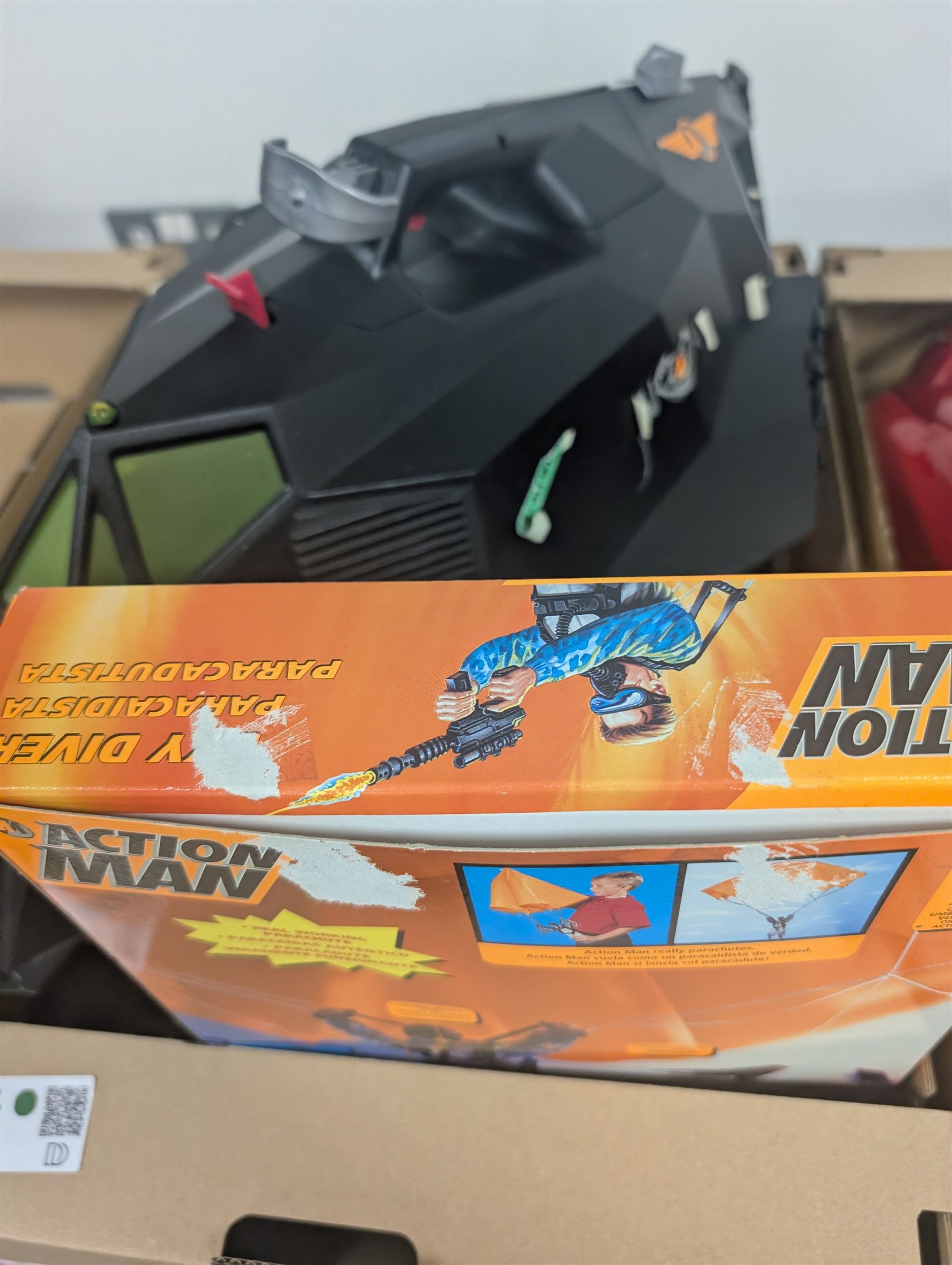 Large collection of Action Man figures, villains, vehicles and accessories, including Jet Ski, Sunny Smile tanks., Army lorry. parachute, guns, boat etc