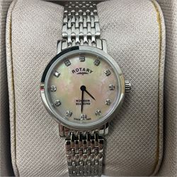 Rotary 'Windsor Diamond' ladies wristwatch, boxed