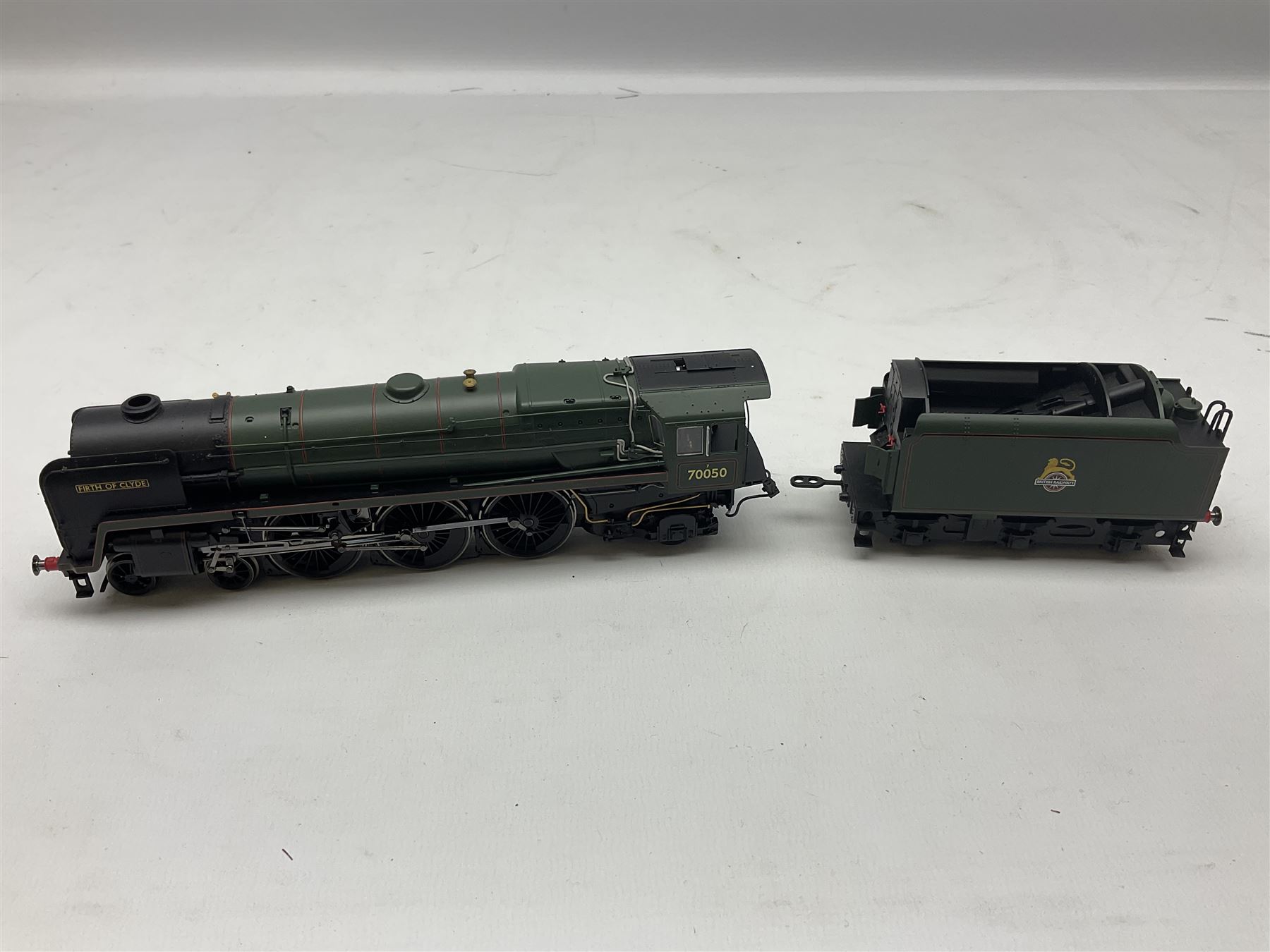 Hornby '00' gauge - Class 4P 2-6-4T locomotive 'LMS Fowler' no. 2308, Britannia Class 4-6-2 locomotive 'Robin Hood' no. 70038 and Britannia Class 4-6-2 locomotive 'Firth of Clyde' no. 70050, all DCC ready (3)