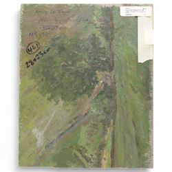 Barry De More (Yorkshire 1948-2023) after Augustus Edwin John (British 1878-1961): 'Dorelia in a Red Skirt', oil on board signed and inscribed verso 29cm x 23cm
Notes: Acclaimed as one of the North's greatest expressionist artists, Barry De More (1948-2023) used a heavy impasto style to transfer his love of Yorkshire landscapes, townscapes and people to canvas. His work sits comfortably in the company of work by Kossoff and Auerbach, selling to collectors in the UK and overseas. De More's work can be found in the permanent collection of work by Northern Artists at Dean Clough, one of the UK's largest contemporary art galleries.