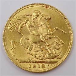  King George V 1913 gold full sovereign  