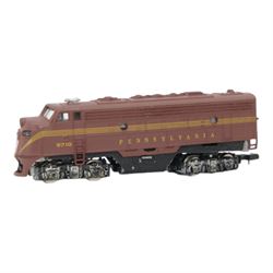 Collection of N gauge model railway locomotives and rolling stock, comprising Atlas, Roundhouse, Life Like and Bachmann examples, including Bachmann no.46612 Crane & Boom, Atlas no. 2102 EMD E8 diesel locomotive, Life-Like no. 7843 GP38 Union Pacific engine and Atlas no. 42042 RS3 Norfolk & Western locomotive, all boxed 