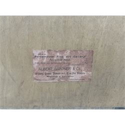 William Lionel Wyllie (British 1851-1931): 'HMS Tiger at Jutland', drypoint etching signed in pencil, titled on the mount 19cm x 44cm 
Notes: this picture depicts the British warships Tiger, Princess Royal, Lion, Warrior, and Defence in action at the Battle of Jutland on 31st May 1916, shortly before the Defence was sunk.