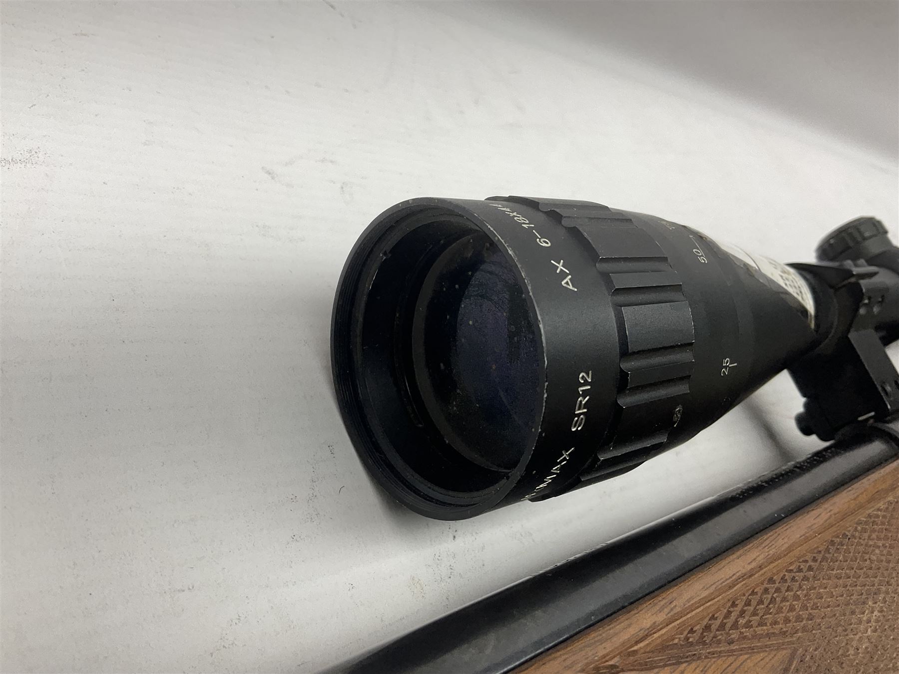 SECTION 1 FIREARMS CERTIFICATE REQUIRED - LEFT HANDED J.G. Anschutz .22 long round bolt action rifle, the 36cm (14