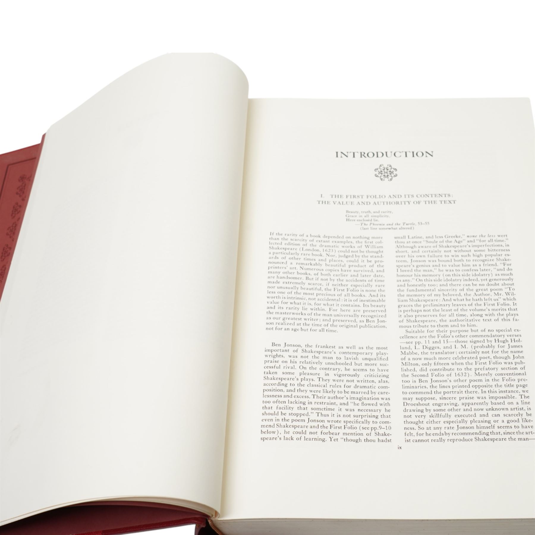 The Norton Facsimile of The First Folio of Shakespeare 1968 in slip case