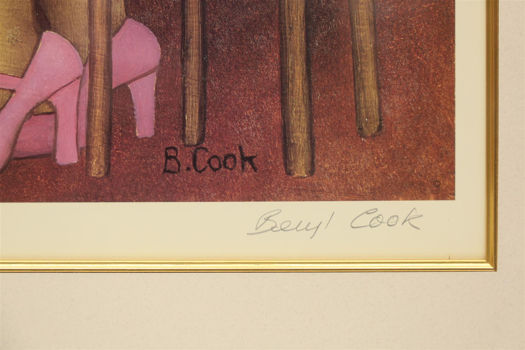 Beryl Cook (British 1926-2008): 'Ladies Who Lunch', limited edition coloured lithograph signed and numbered 523/650 in pencil, titled on COA verso 40cm x 43cm