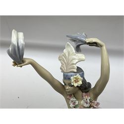 Two Lladro figures, comprising Momi no 1529 and Mahlia no 1531, both with original boxes, both year issued 1987, year retired 1989, largest example H29cm