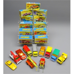  Eleven Matchbox Superfast models: Nos. 15, 42, 46, 51, 58, 60, 63, 66, 68, 70 and 71, all boxed, No.71 box with detached end flap (11)  