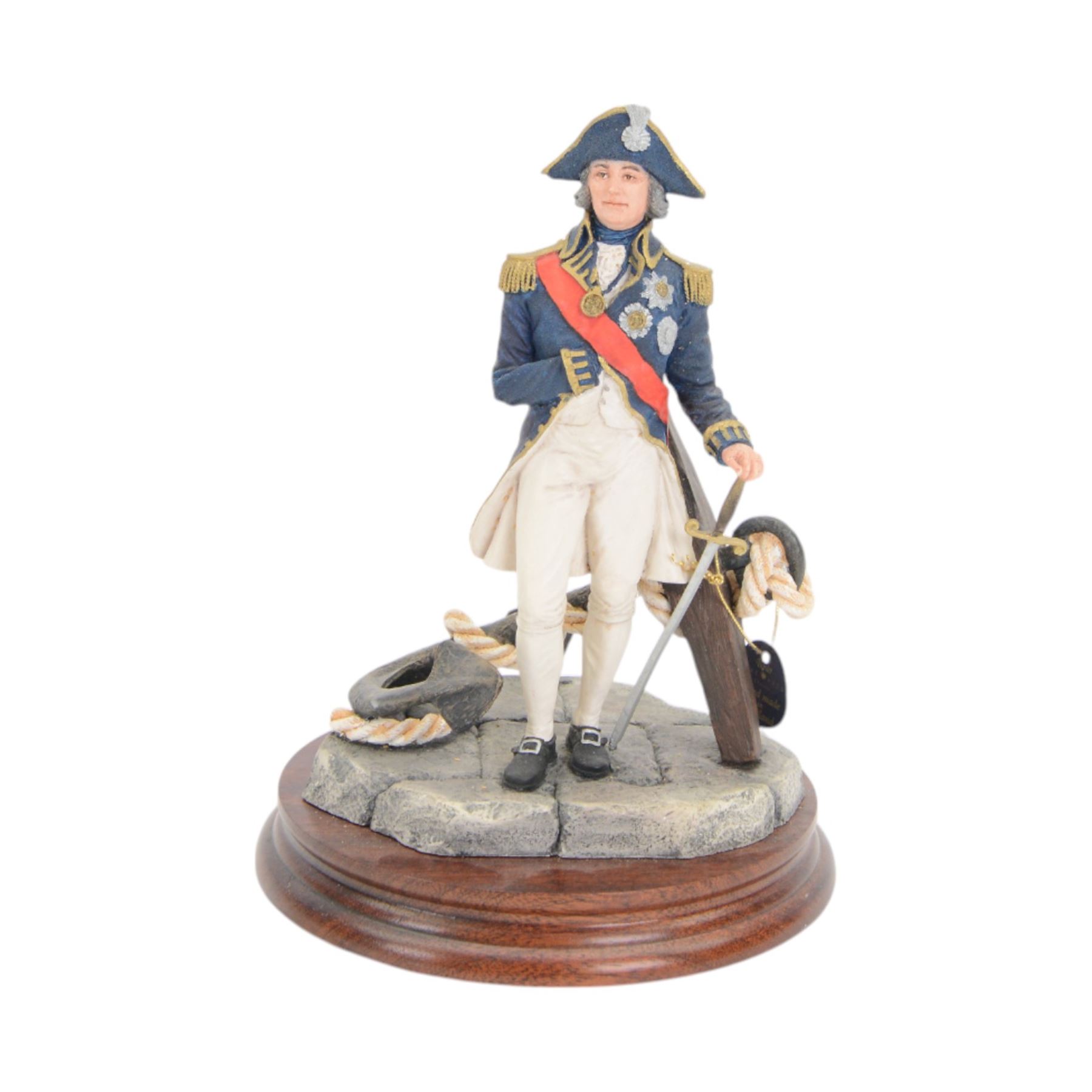 Border Fine Arts 'Admiral Lord Nelson', model No. B0969 by Paul Back, limited edition 206/500, on wood base, with certificate 