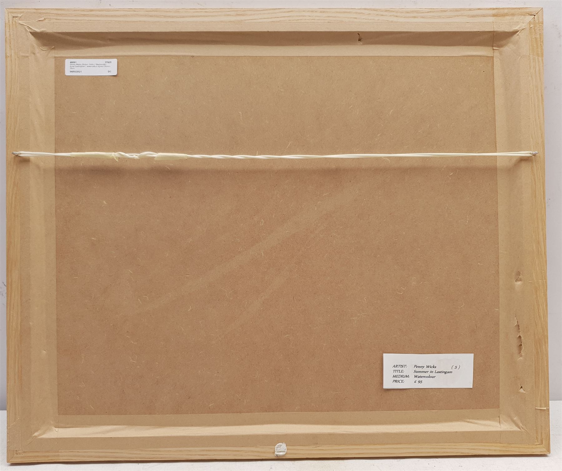 Penny Wicks (British 1949-): 'Blacksmiths Arms Lastingham', watercolour signed 29cm x 39cm