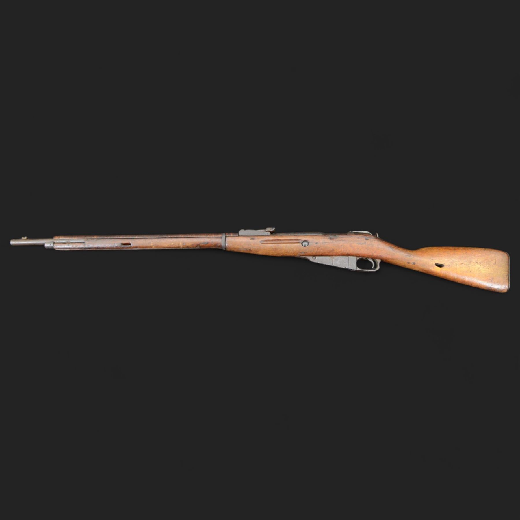 REGISTERED FIREARMS DEALER ONLY De-activated Russian Mosin Nagant 7.62x54RMN2575 bolt action rifle, serial number 117,  72cm (28.5