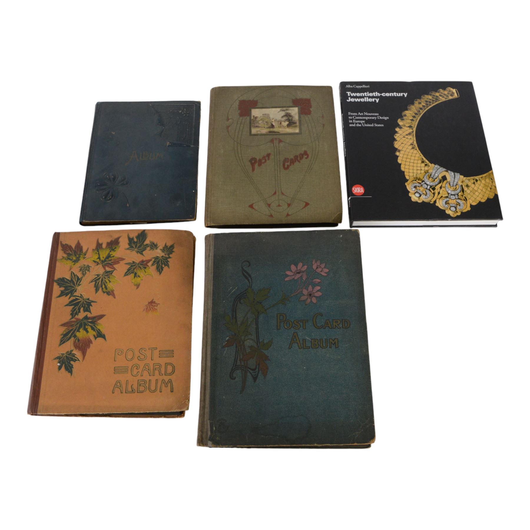 French cased metronome together with Noma Santa-Glo and a collection of museum postcards of nude sculpture 