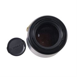 Eight camera lenses, comprising Canon Ultrasonic Zoom EF 75-300mm 1:4-5.6 lens, AF Nikkor 35-70mm 1:3.3-4.5 lens, Nikkor 60-180mm 1:4.5-5.6 lens, Canon Zoom EF 28-80mm 1:3.5-5.6 lens, Canon Zoom EF 80-200mm 1:4.5-5.6 lens, Sigma 70-300mm 1:4.6-5.6 DL Macro, Sigma Zoom 70-210mm 1:4-5.6 UCII lens and a Sigma AF 70-300mm 1:4-5.6 APO Macro lens, all with lens caps