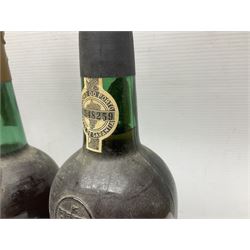 Mixed port, to include Don Pablo, 1982, port, Justerini and Brooks tawny port, calem port, etc, various contents and proof