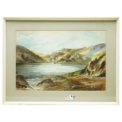 Francis Philip Goodchild ARCA (British 1900-1986): 'Mill Creek - Dartmouth' 'Galmpton Creek' 'Dartmoor - East of Widdicombe' 'Church at Berry Pomeroy' 'Wharflete Cove' 'Evening over the Dart' and 'Near Dittsham', set seven watercolours signed and dated, titled verso max 40cm x 75cm (7)