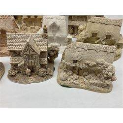 Twenty-three Lilliput Lane models from the Paint Your Own collection, to include Catmint Cottage, Sugar and Spice, Gypsy Cottage, Ruby Cottage and Little Birch, some boxed