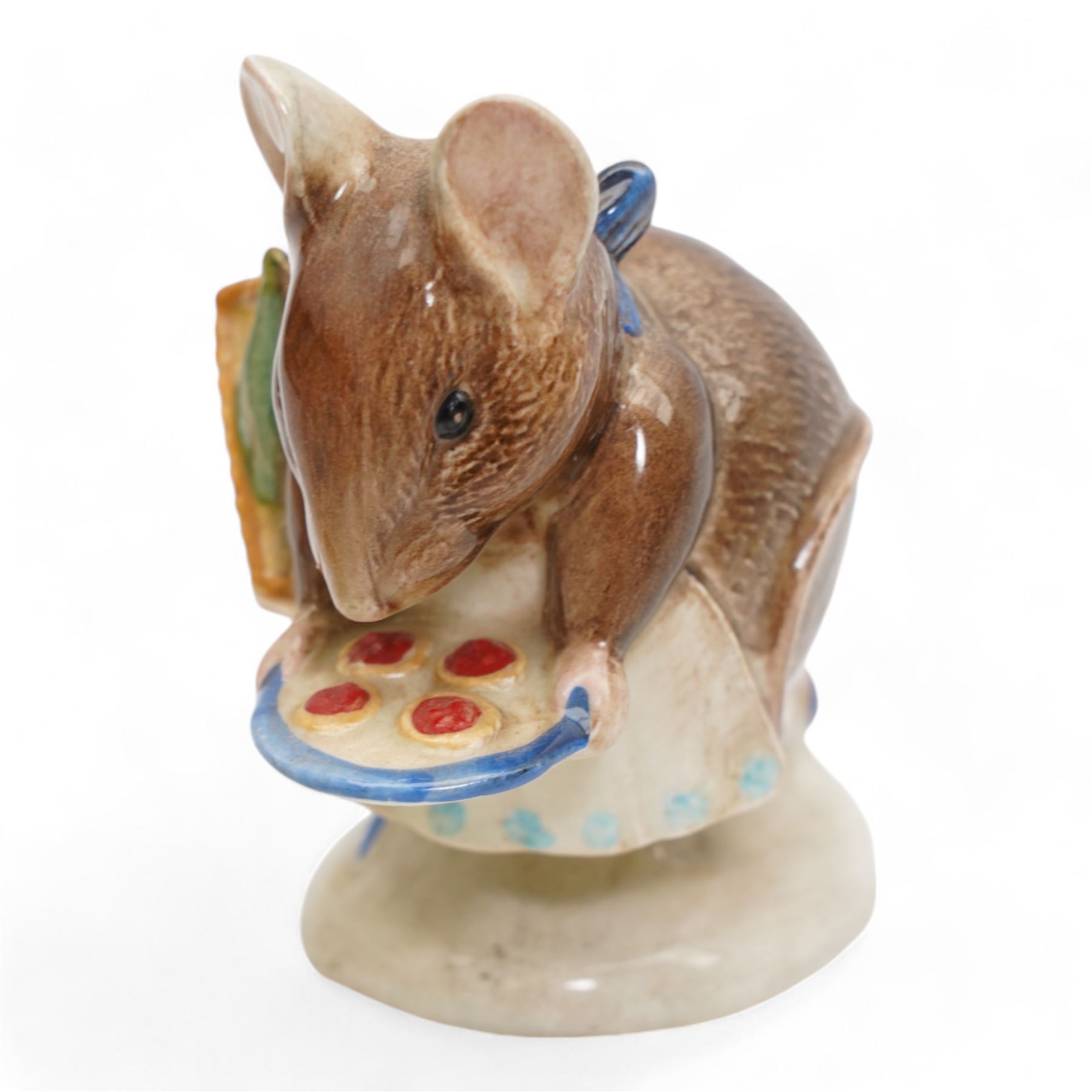 Collection of fifteen Beswick Beatrix Potter figures with brown backstamps including 'Little Black Rabbit', Simpkin', 'Tommy Brock' etc and two BP2a figures 'Ribby' and 'Appley Dapply'