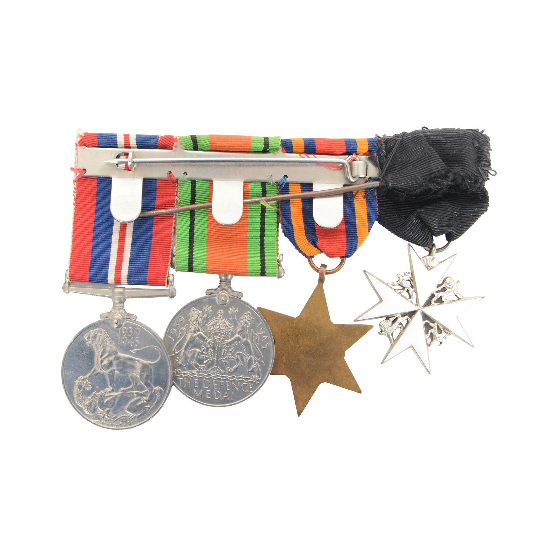 WWII medal group, War medal, Defence medal, Burma Star and Order of St John medal, awarded to Dr Geoffrey Thomas Willoughby Cashell
By repute of the family, Dr Geoffrey Thomas Willoughby Cashell was a ophthalmologist who one of the first doctors to operate on cataracts, he work in Reading and later had a building named after him at The Royal Berkshire Hospital
During WWII he was among the fist doctors administrating penicillin to help ease the pain of airmen who had been significantly burned in their aircraft and to stop infection 