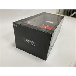 Hot Wheels Racing 1:18 scale diecast Michael Schumacher F2002 Ferrari Formula One car, in box