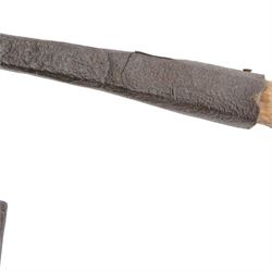 Late 18th century French Revolution period citizens executioners style axe, L83cm