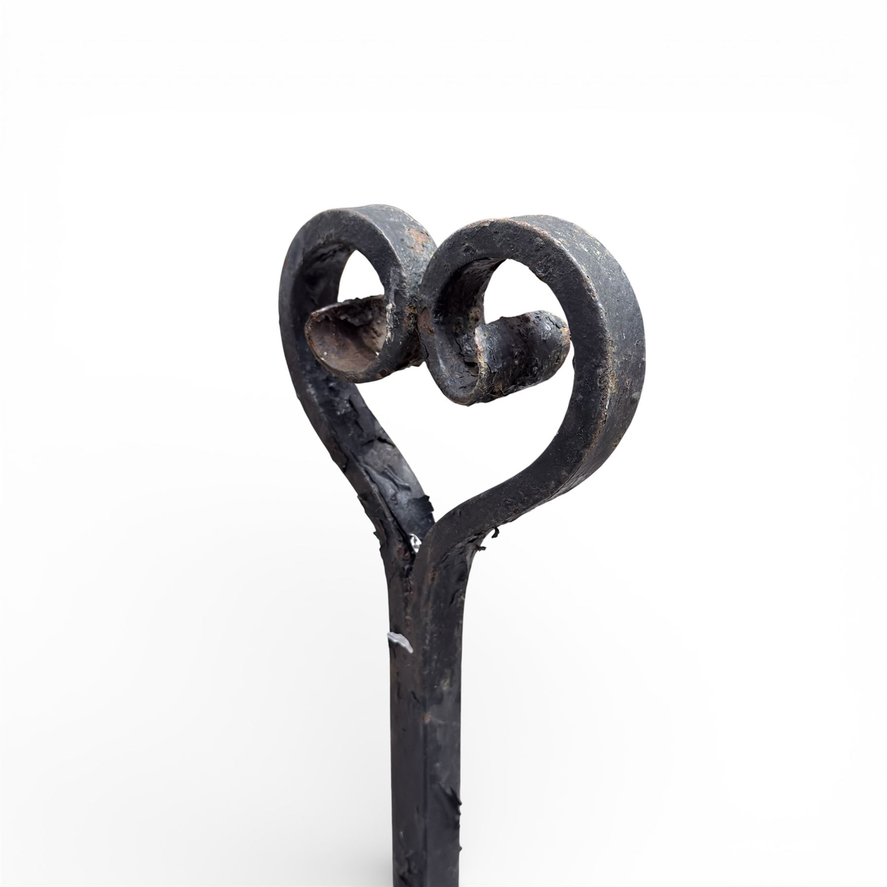 Wrought iron boot scraper