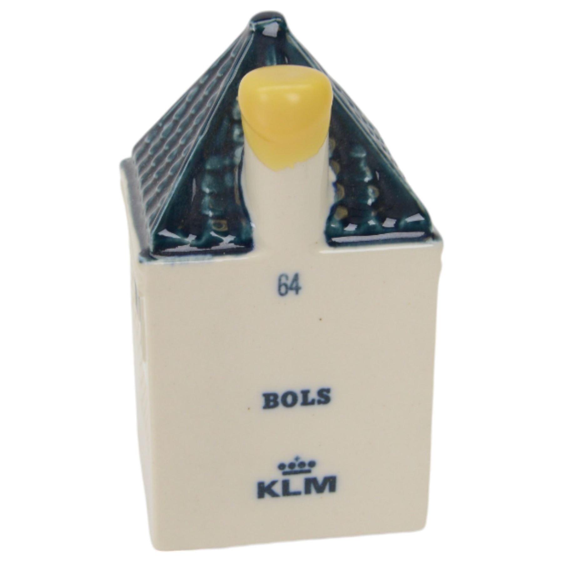 Eighteen KLM Miniatures, each blue Delft house form miniature produced exclusively for KLM Airlines by Bols Amsterdam, most with contents  