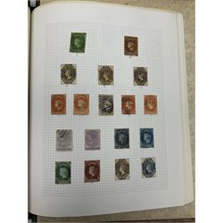 Ceylon Queen Victoria and later stamps, including various 1855-58 imperf issues, overprints, King Edward VII values including unused examples, 1935 Silver Jubilee issues etc, housed in an album