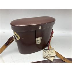 Carl Zeiss Jena 8x30 Deltrintem binoculars in original case, serial no. 5957951