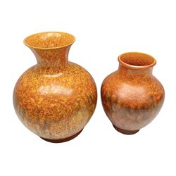 Two Pilkington's Royal Lancastrian vases