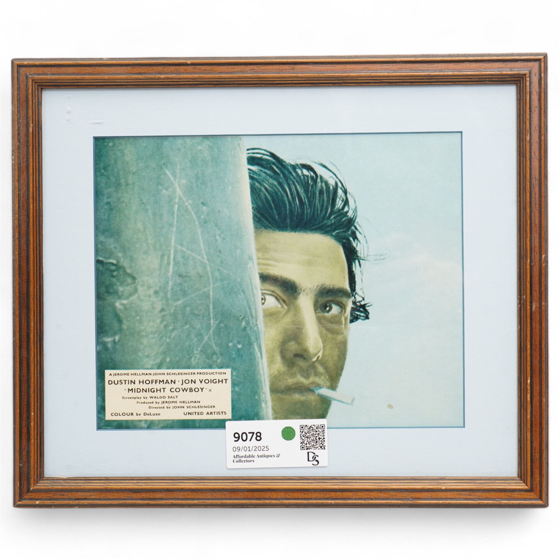 Collection of lobby cards, to include films 'Midnight Cowboy' 'Ned Kelly' and 'Man of Violence' etc, one framed example (approx. 20)