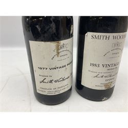 Smith Woodhouse, vintage port, years comprising 1977 and 1985, 75cl, unknown proof (2)