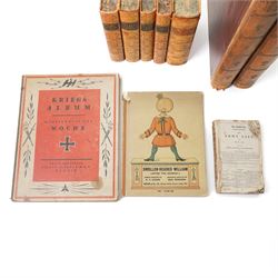 'L'Album de la Guerre' 1914-1919 two volumes published1923 gilt decorated boards, five volumes of poetry etc in St Anne's School prize bindings, 'Kriegs Album' , Army List 1859 and 'Swollen Headed William' third edition