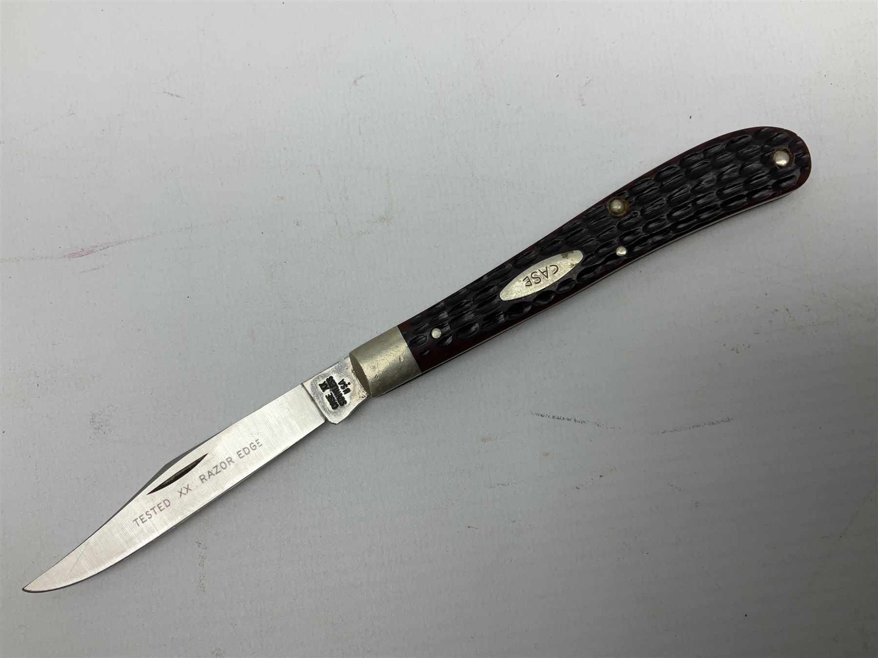 Barlow Shackler Sailor's Knife PAT.41576, together with a penknife, whistle and coins 