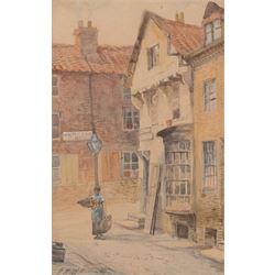 John Wynne Williams (British fl.1900-1920): Whitehead Hill and St Marys Steps, pair watercolours signed 24cm x 15cm; Austen Smith (British Early 20th Century): View towards Scarborough Castle, watercolour signed and dated 1913, 10.5cm x 17.5cm; A Smith (British Early 20th Century): Scarborough Harbour Scenes, pair watercolours signed 22cm x 34.5cm (5)
