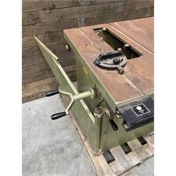 Startrite tilt-arbour planer table saw