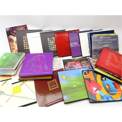  Twenty-two  'Royal Mail Special Stamps' presentation books and other modern stamps etc, in one box  