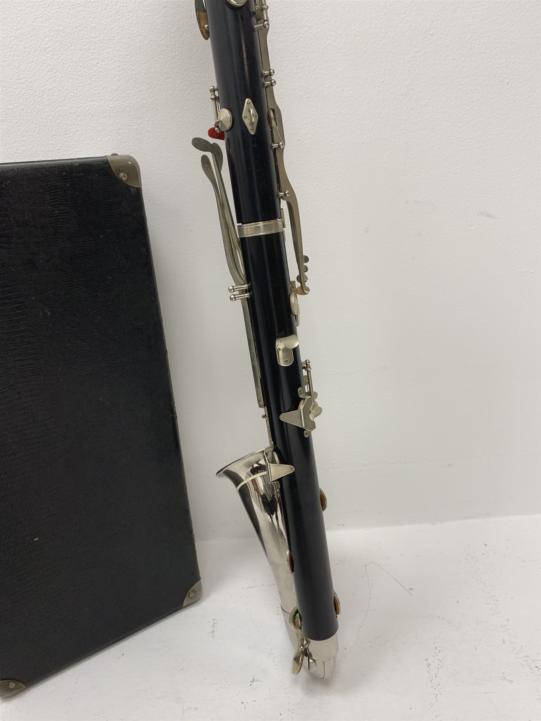  LeBlanc Paris four-piece bass clarinet, serial no. 5197, L96cm, in fitted case with accessories  